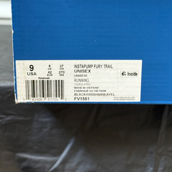 Reebok InstaPump Fury Trail 'Black Weathered Yellow' - Picture 7 of 12